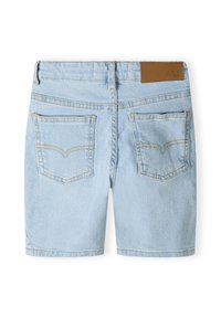 MINOTI SHORT LEG WITH RIPS - Džinsa auduma šorti - light blue denim
