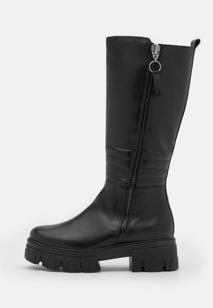 Marco Tozzi Wedge boots - black antic