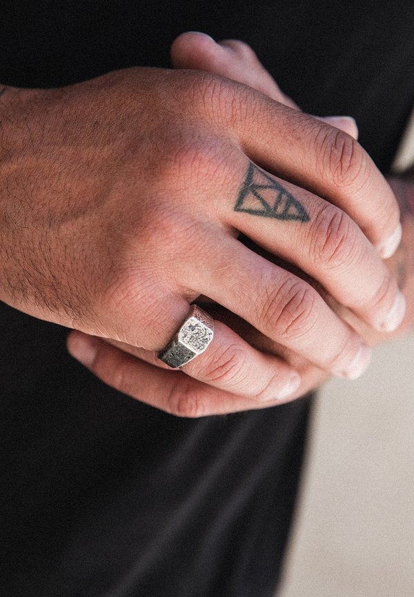 BASIC VINTAGE LOOK - Ring - silberfarben