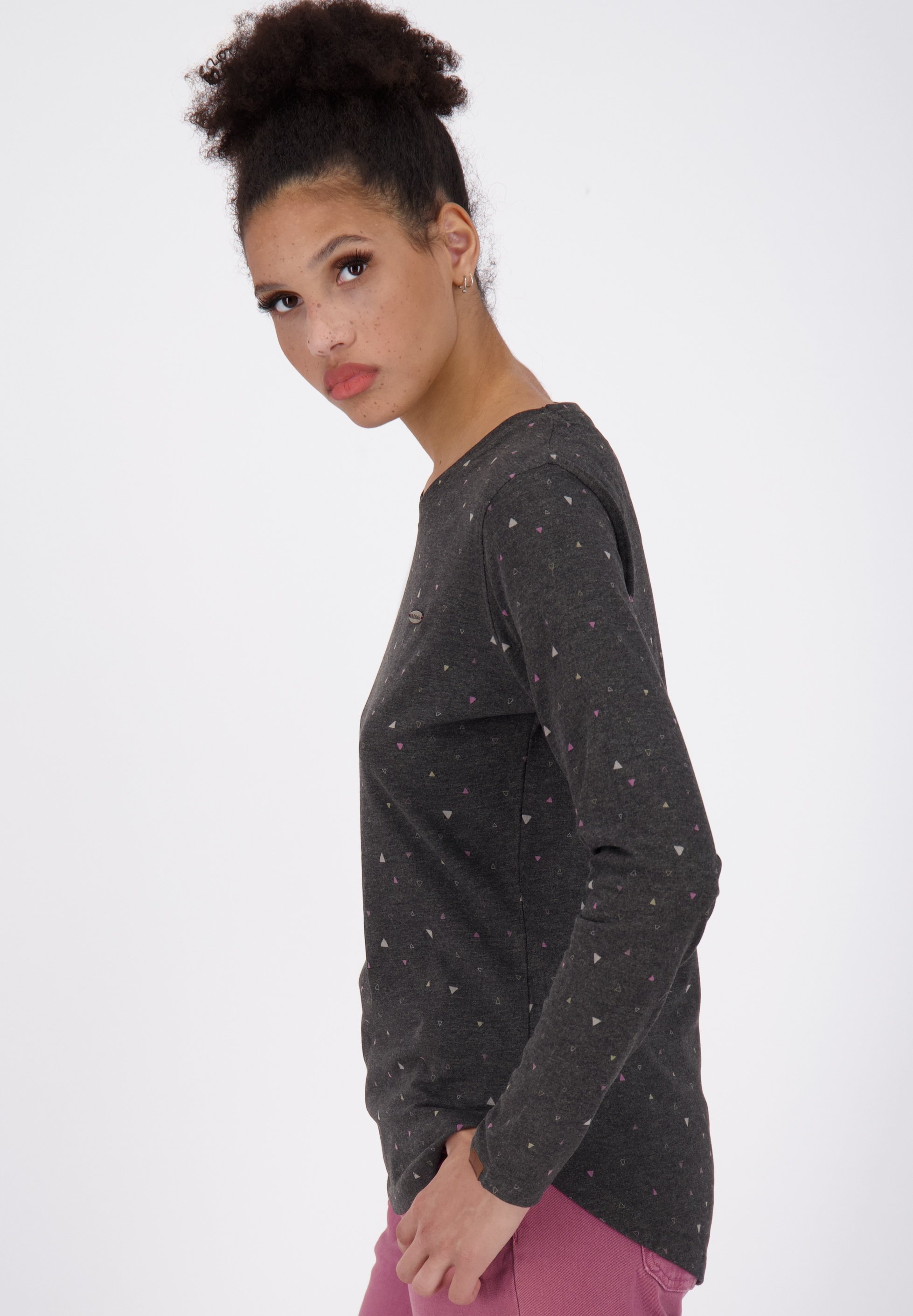 ALIFE And Kickin LeaAK A Damen Longsleeve – Weiches Langarmshirt, Figurbetont, Perfekt Für Frühling & Herbst