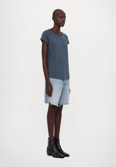 CLOSED Basic T-shirt - graphite blue