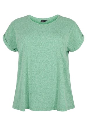 Zizzi WITH SHORT SLEEVES - Základné tričko - jolly green mél