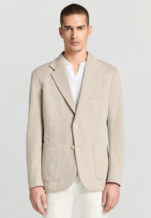 JAQUARD - Veste de costume - beige