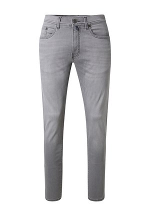 LYON - Jeans Slim Fit - light grey used mustache