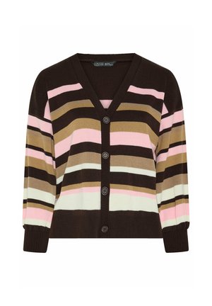 Yours Clothing, PLUS SIZE CARDIGANS - Cardigan - brown