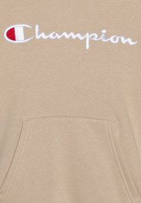 Champion ICONS HOODIE CONTRAST LOGO UNISEX - Kapucni - beige