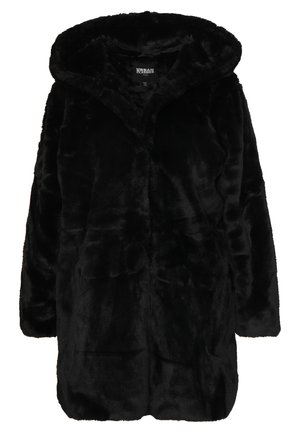 Urban Classics Curvy LADIES HOODED COAT - Winter coat - black
