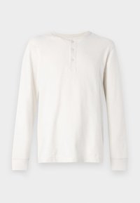 DOUBLE HENLEY - Sweatshirt - ivory frost