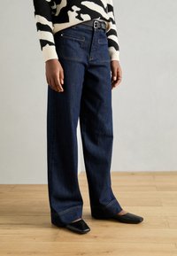 Mos Mosh GLAM - Pernera ancha - dark blue