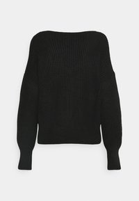 Noisy May Strickpullover - black