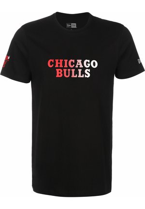 New Era T-SHIRT NBA GRADIENT WORDMARK CHICAGO BULLS - Camiseta estampada - black