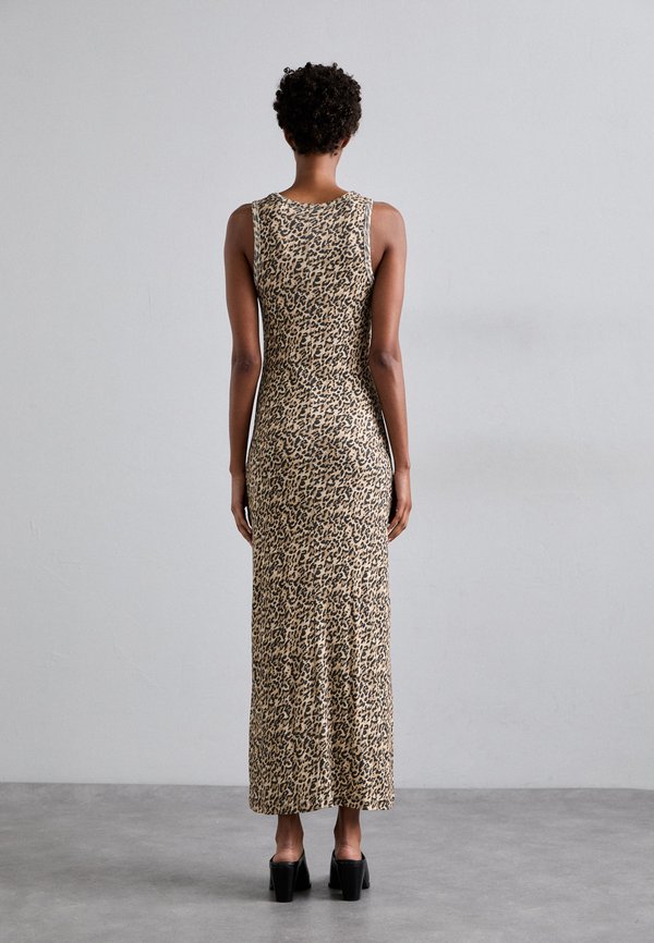 PANNA - Jersey dress - camel4