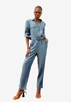 BUTTON THROUGH BELTED UTILITY  PETITE  - Overall / Jumpsuit - blue
