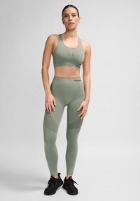 Hummel SHAPING SEAMLESS - Tights - seagrass