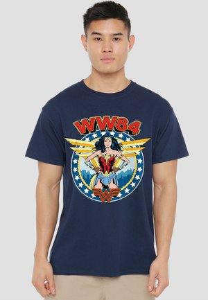 Warner Brothers, Print T-shirt - dark blue