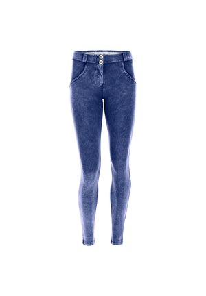 WR.UP EFFETTO BLEACHED - Pantalones - blu