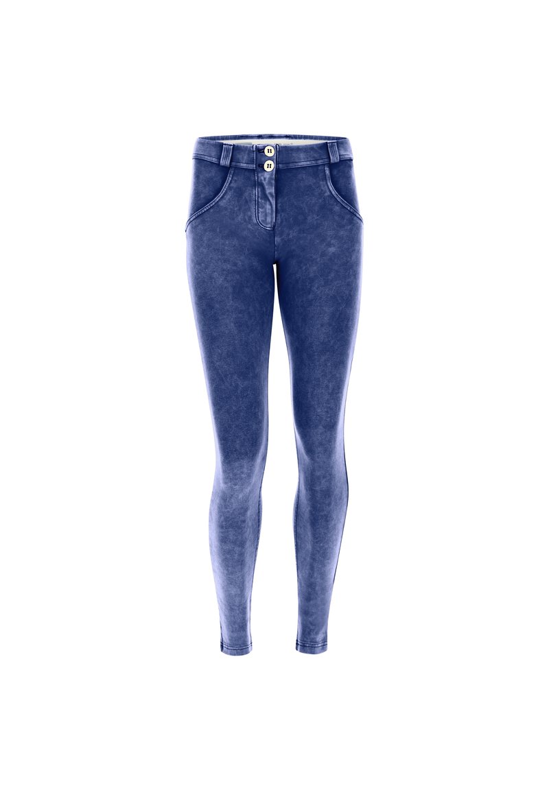 Freddy WR.UP EFFETTO BLEACHED - Pantalones - blu