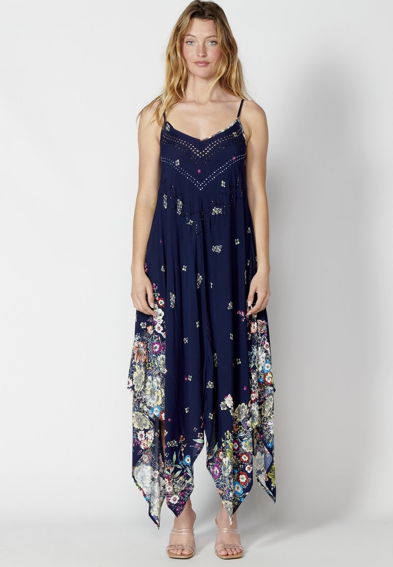 Koroshi SUMMER HIGH  - Maxi šaty - navy