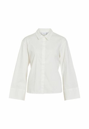 VILA, LONG SLEEVED SHIRT VIONELLY - Chemisier - snow white