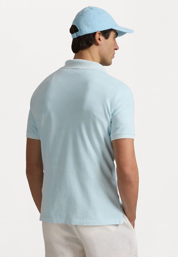 CUSTOM SLIM MINERAL-DYED POLO SHIRT - Polo shirt - sky3