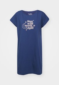 VIVANCE DREAMS BY LASCANA VD MOON SMILE BIGSHIRT - Cămașă de noapte - dark blue