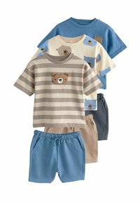 Next - REGULAR FIT - SHORT SLEEVE SET 3 PACK  - Kratke hlače - neutral padded bear Miniaturna slika 1