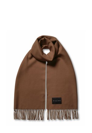 FALKE BASIC STOLA WITH FRINGES UNISEX - Sjaal - brown