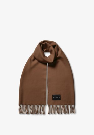 FALKE BASIC STOLA WITH FRINGES UNISEX - Sjaal - brown
