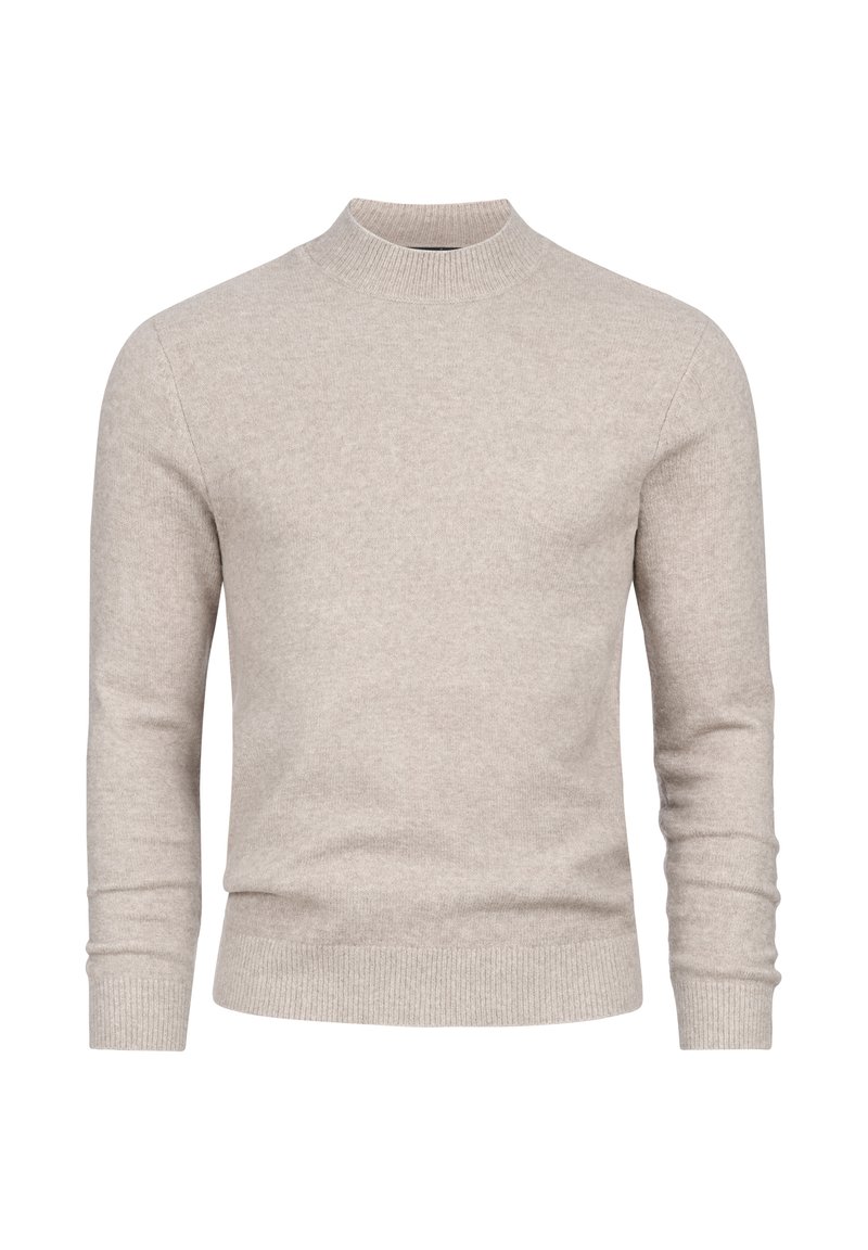 Jeff COLLIN TURTLE NECK - Strikkegenser - sand mix/sand - Zalando.no