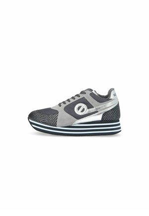Trainers - anthracite blk silvr