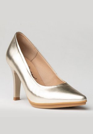 Zapatos altos - platino