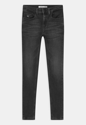 SUPER SKINNY MONOGRAM - Jeans Skinny Fit - black
