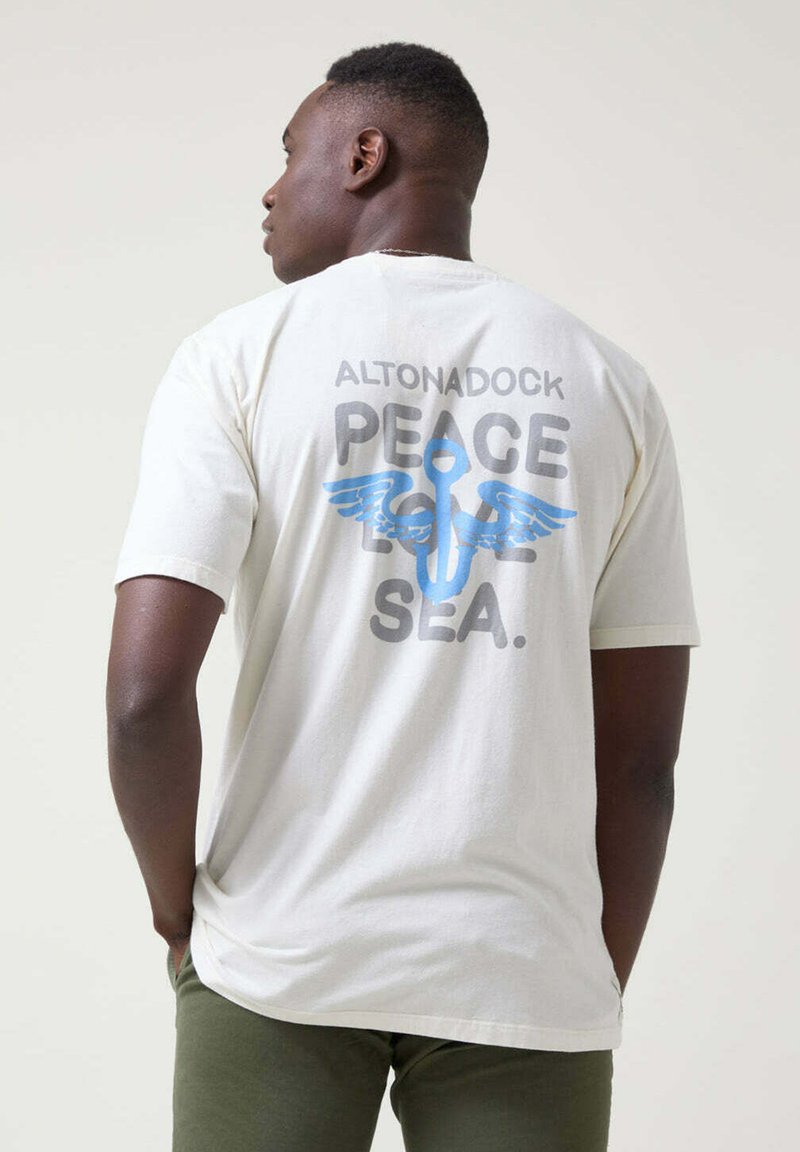 ALTONADOCK PEACE - Camiseta estampada - arena