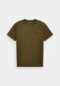CUSTOM SLIM FIT JERSEY CREWNECK T-SHIRT - Základné tričko - company olive
