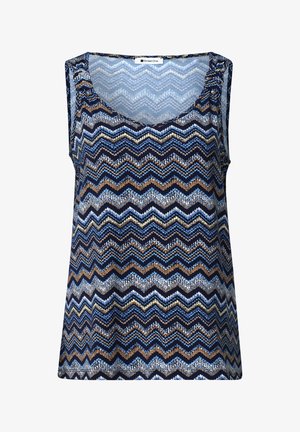 Street One, TOP MIT V-NECK UND KNOTENDETAIL - Top - frozen wave