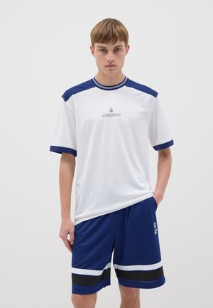 Camiseta estampada - white blue