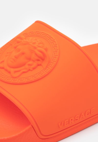 Versace SLIDES UNISEX - Mulas - neon orange