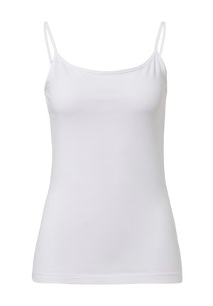 s.Oliver MIT VERSTELLBAREN SPAGHETTITRÄGERN IM SLIM FIT - Top - weiß