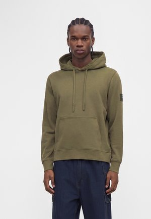 Calvin Klein Jeans, BADGE - Суитшърт с качулка - olive night