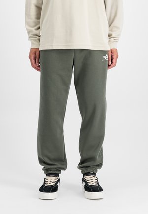Alpha Industries BASIC JOGGER SMALL LOGO  - Dresside alumine osa - dark olive