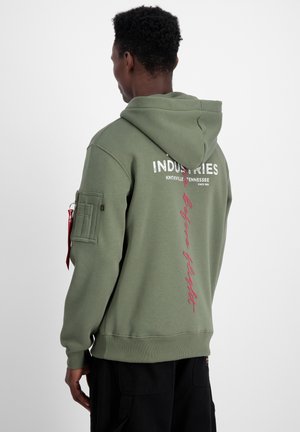 SIGNATURE - Felpa con cappuccio - sage green