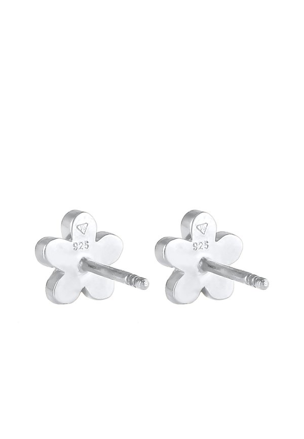 FLOWER DESIGN – Ohrringe – silberfarben