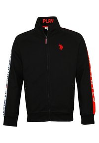 U.S. Polo Assn. Tröja med dragkedja - black