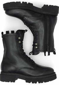 Blackstone Stivaletti stringati - schwarz