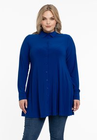 YOEK WITH COLLAR - Overhemdblouse - indigo