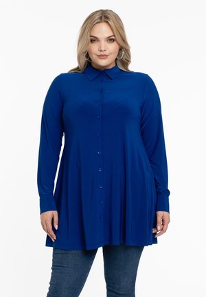 YOEK WITH COLLAR - Overhemdblouse - indigo