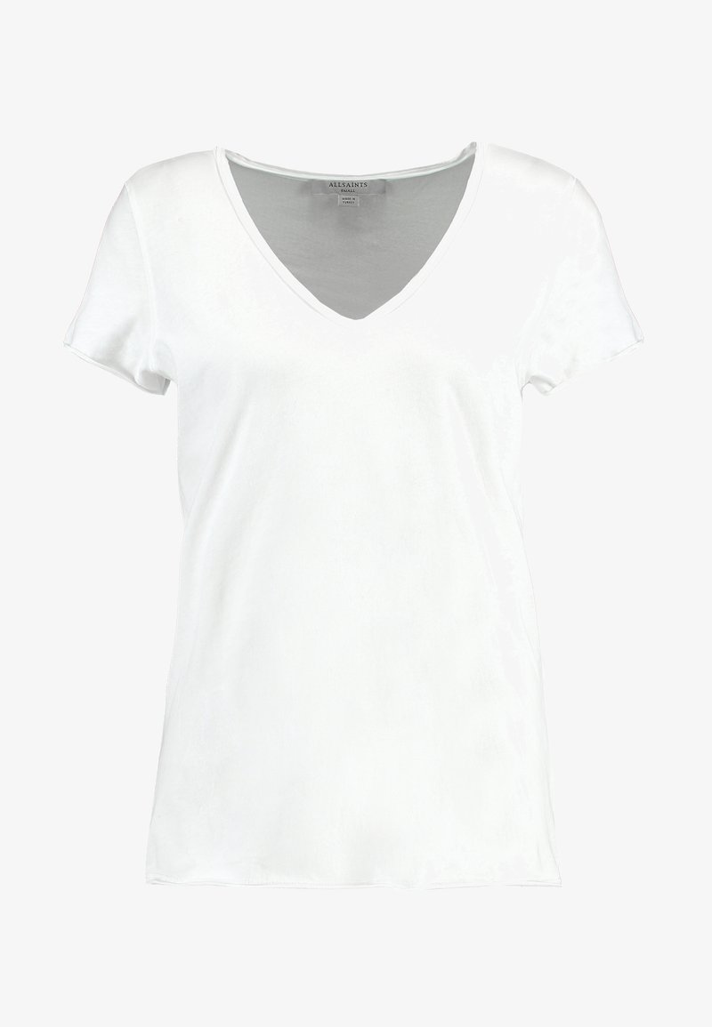 AllSaints EMELYN TONIC TEE T shirts chalk whitehvit AllSaints EMELYN TONIC TEE - T-shirts - chalk white