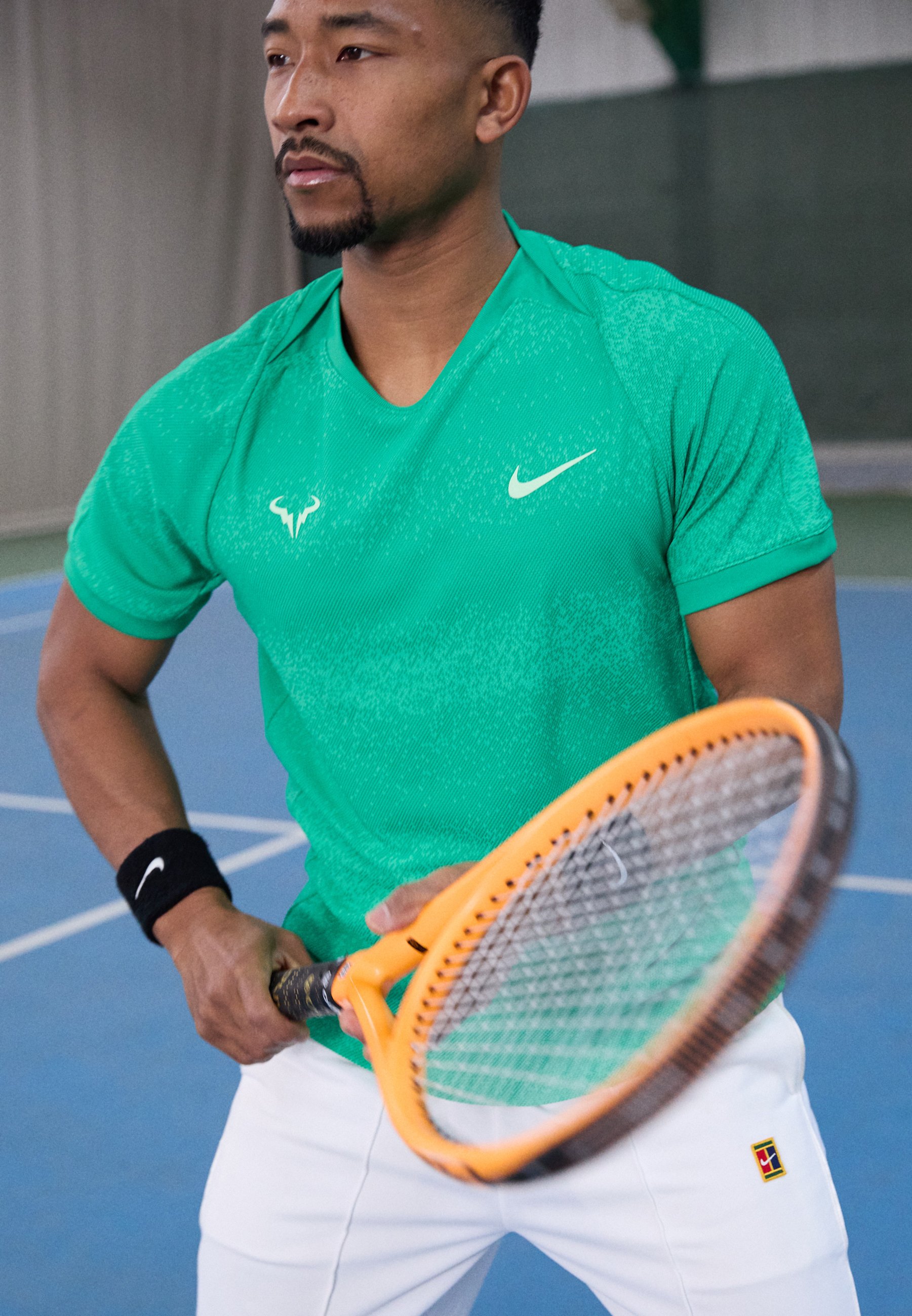 Nike Rafa テニスウェア ライムグリーン Nike Performance RAFA - Sports T-shirt - stadium green/vapor