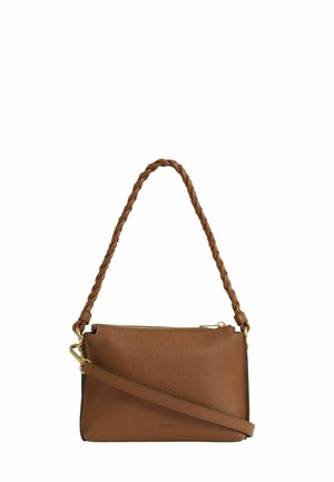 Reiss PLAITED STRAP  - Kézitáska - tan