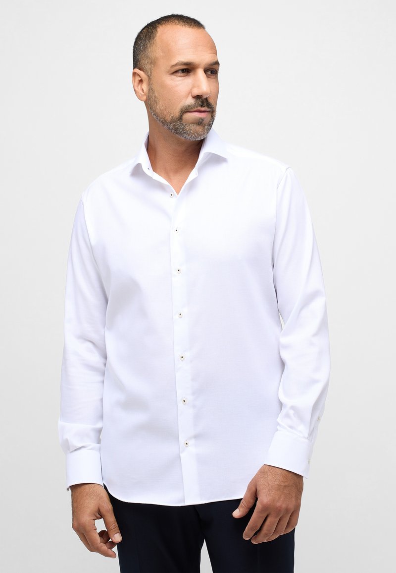 ETERNA Camicia Uomo Modern Fit In Puro Cotone | Maniche Lunghe Con Colletto Button Down | Fantasia Vichy Check, Facile Da Stirare - 2